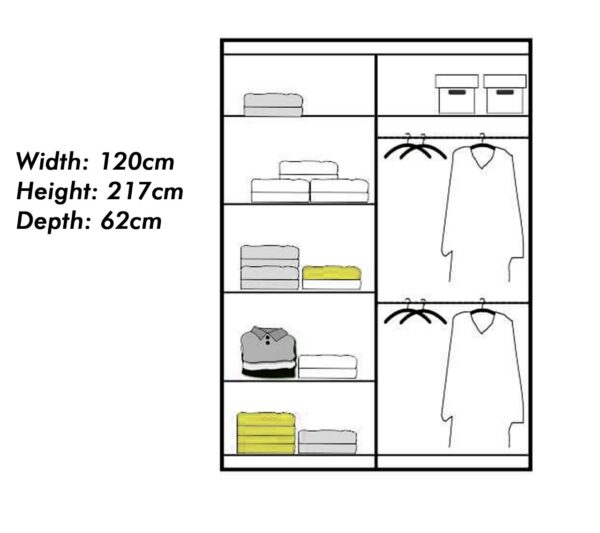 Neel White Wardrobe - Image 2