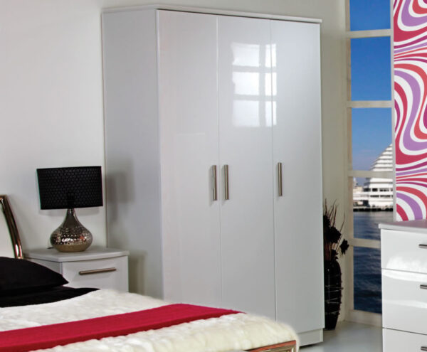 QUEEN WHITE WARDROBE - Image 2