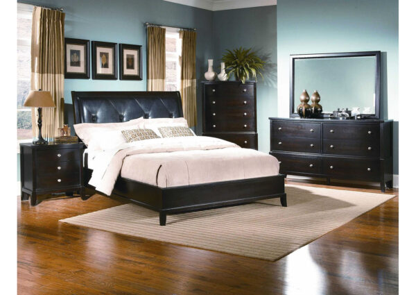 Charlie Black Bedroom Set - Image 2