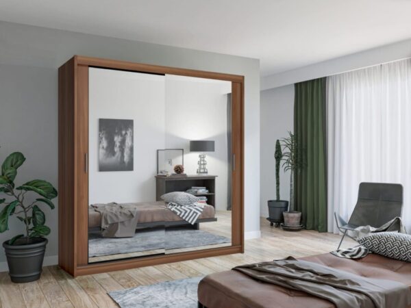 Mumbai Walnut Wardrobe