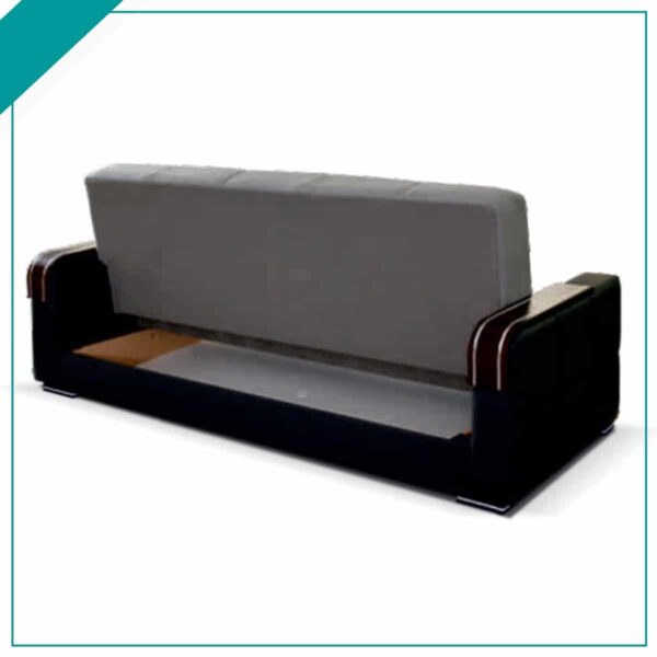 Malta Brown 3 Seat Sofa Bed - Image 2
