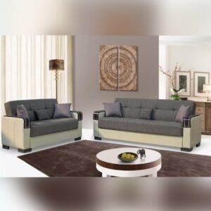 R-Malta Brown 3+2 Sofa Set