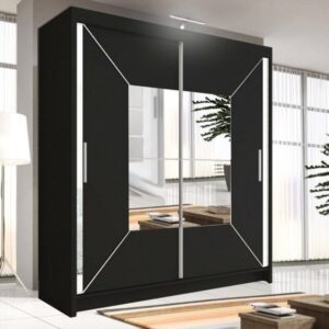 Neel Black Wardrobe