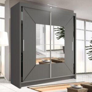 Neel Grey Wardrobe