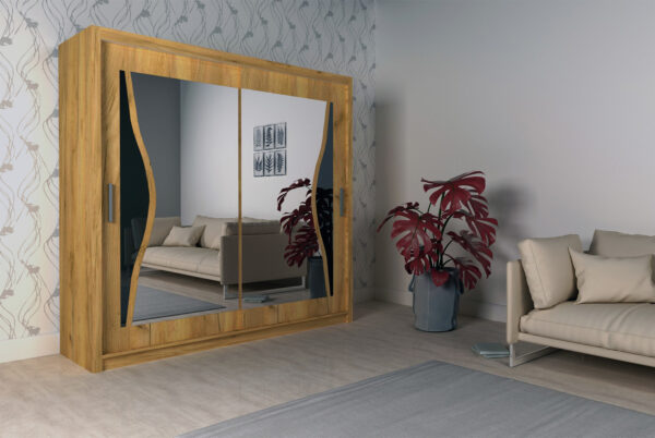 R-BATUMI WALNUT SLIDING WARDROBE