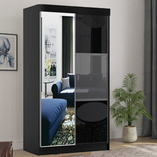 Paris Black High Gloss (120 CM)