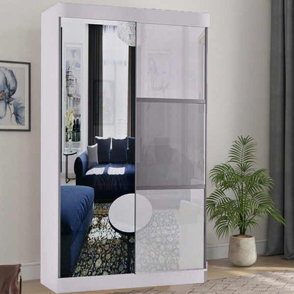 Paris White High Gloss (120CM)