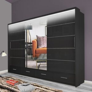 Hera Wardrobe ( Black )