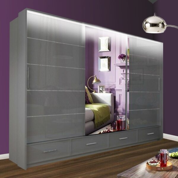 Hera Wardrobe ( Grey ) - Image 6