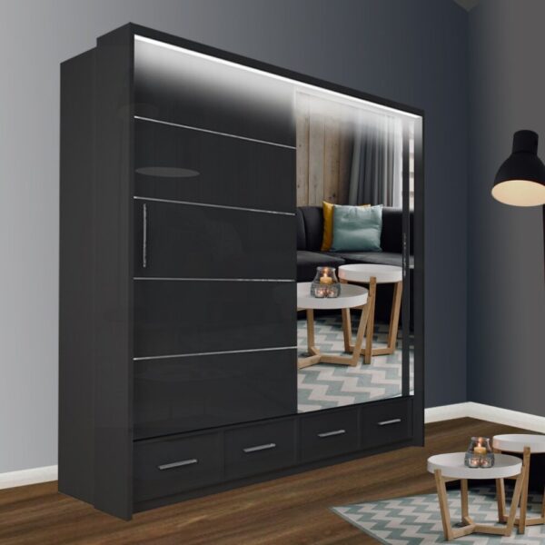 Hera Wardrobe ( Black ) - Image 2