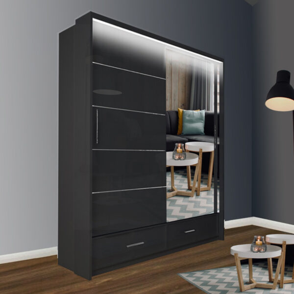Hera Wardrobe ( Black ) - Image 4