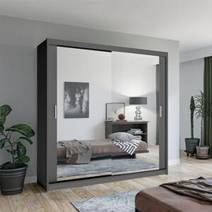 Mumbai Grey Wardrobe (250CM)