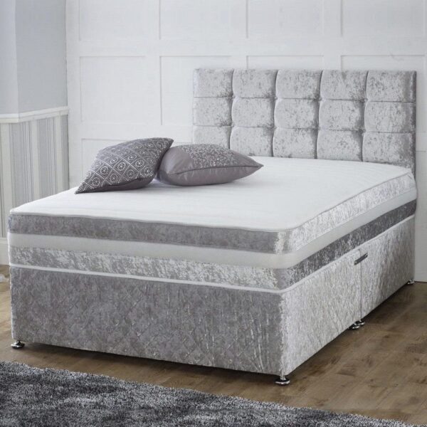 R-Crush Velvet Divan Bed