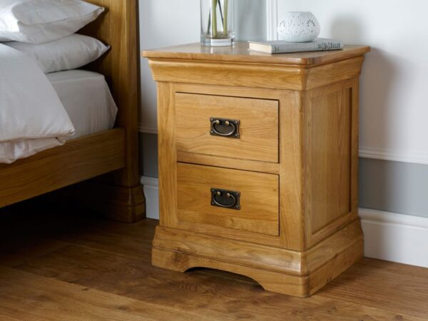 Oak Bedside Drawers