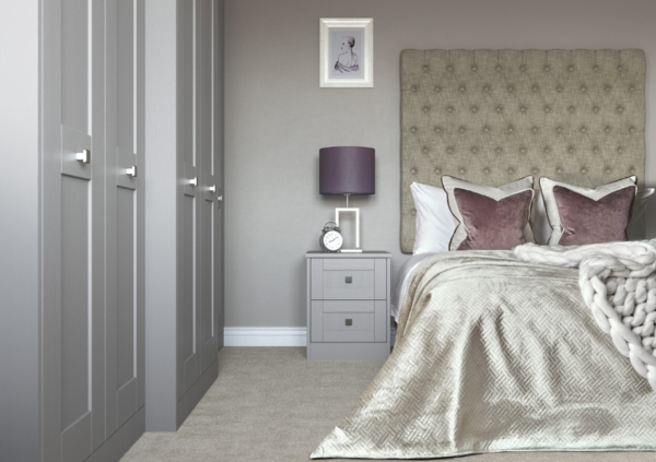 QUEEN GREY WARDROBE