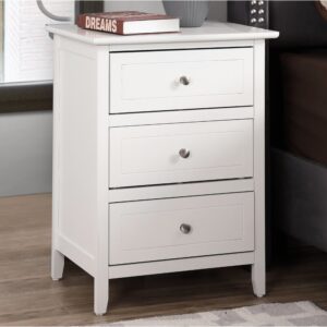 White Bedside Drawers
