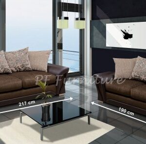 Shannon 3+2 Sofa ( Brown/Beige)