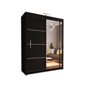 Laxmi Black Wardrobe