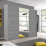 Laxmi Grey Wardrobe (250CM)