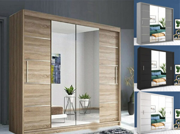 Oasis Sliding Door Wardrobe – ( OAK)