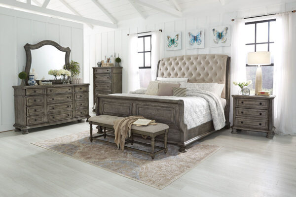 Queen White Bedroom Set - Image 4