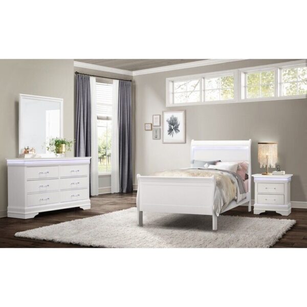 Charlie White Bedroom Set - Image 3